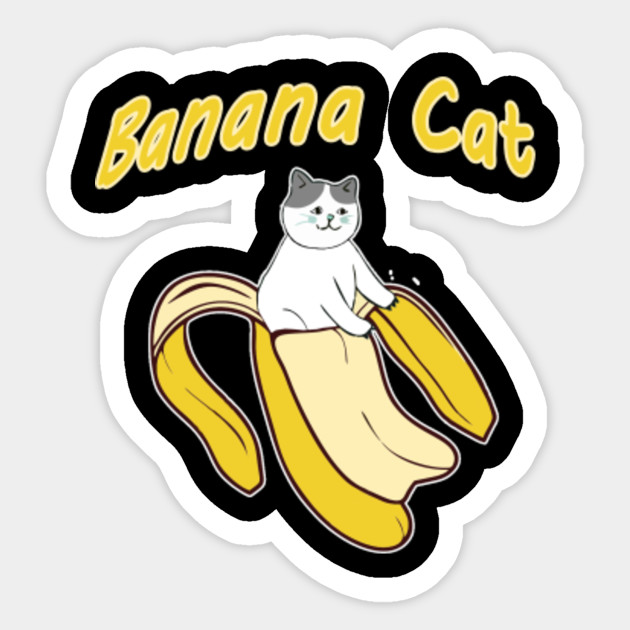 Bananya Banana Funny Cat TShirt Cute Kawaii Kitten TShirt Banana